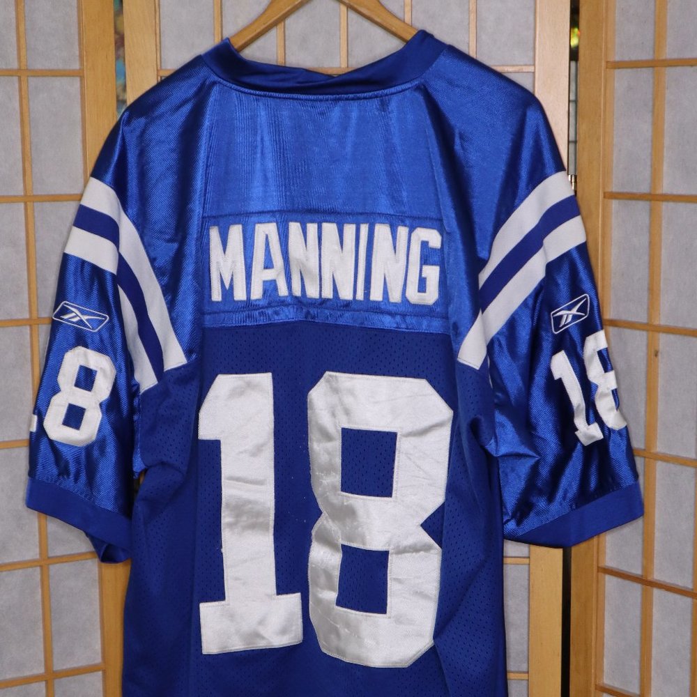 Reebok Colts Authentic Payton Manning Jersey